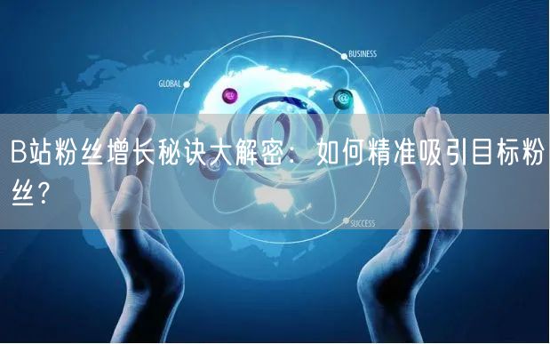 B站粉丝增长秘诀大解密：如何精准吸引目标粉丝？