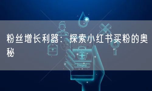 粉丝增长利器：探索小红书买粉的奥秘