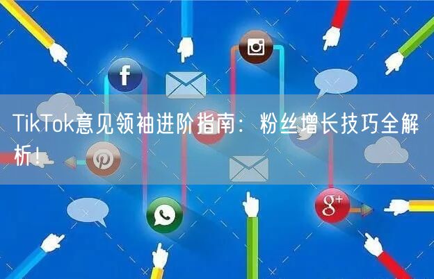 TikTok意见领袖进阶指南：粉丝增长技巧全解析！