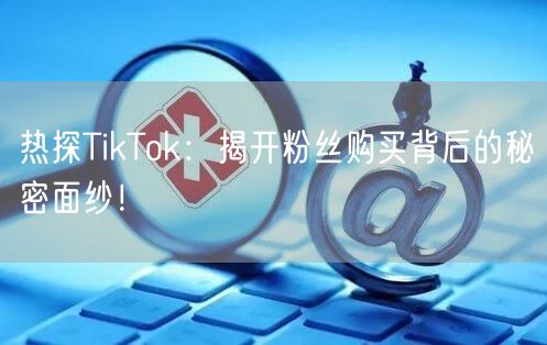 热探TikTok：揭开粉丝购买背后的秘密面纱！