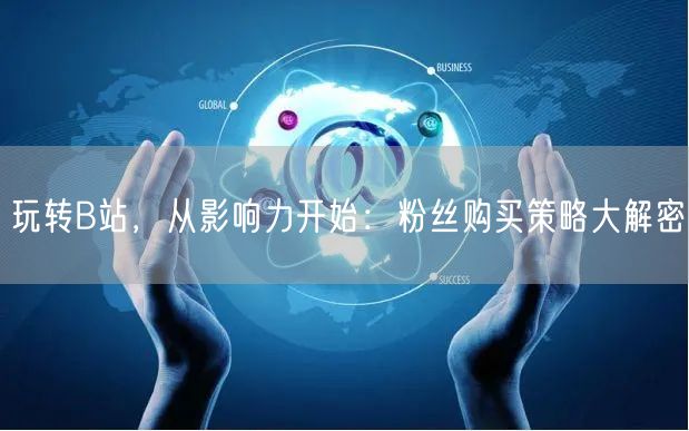 玩转B站，从影响力开始：粉丝购买策略大解密