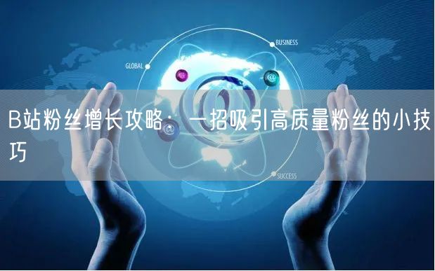 B站粉丝增长攻略：一招吸引高质量粉丝的小技巧