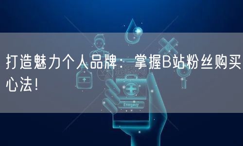 打造魅力个人品牌：掌握B站粉丝购买心法！