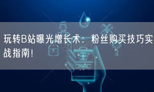 玩转B站曝光增长术：粉丝购买技巧实战指南！