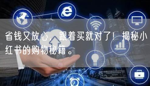 省钱又放心，跟着买就对了！揭秘小红书的购物秘籍。