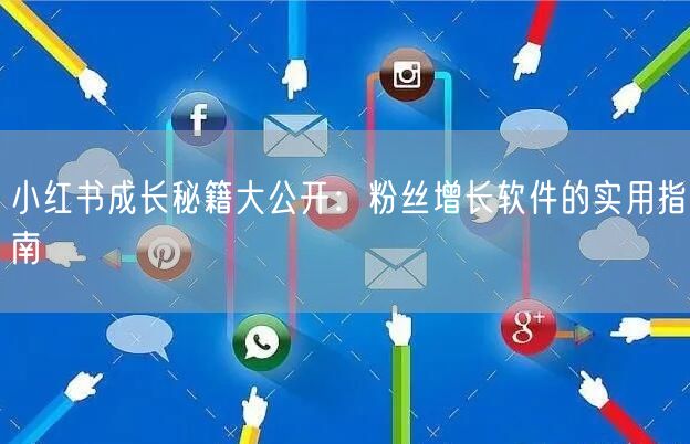 小红书成长秘籍大公开：粉丝增长软件的实用指南